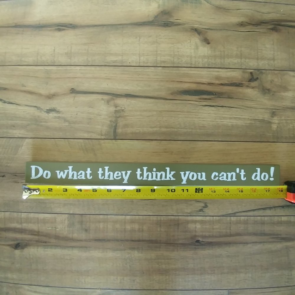 Inspirational 18" Shelf Sitter Sign